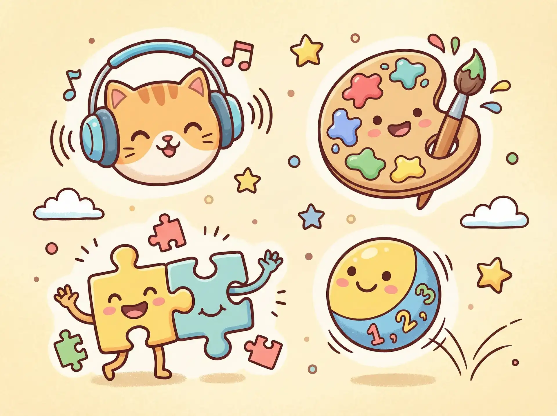 逻辑思维游戏 - 同人动漫 益智训练